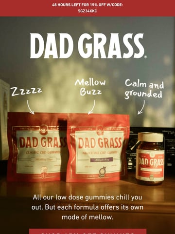 Dad Grass Email Design Thumbnail Preview