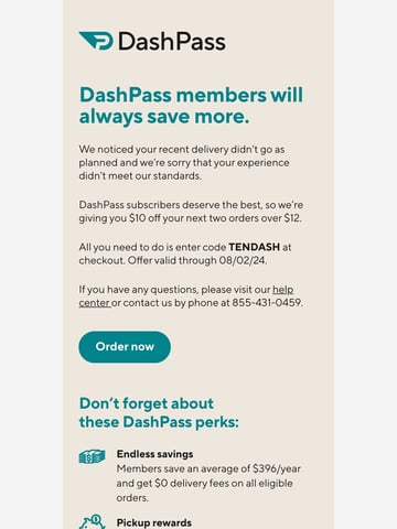 DoorDash Email Design Thumbnail Preview