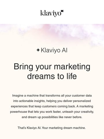 Klaviyo Email Design Thumbnail Preview