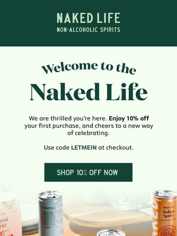 Naked Life Spirits Email Design Thumbnail Preview
