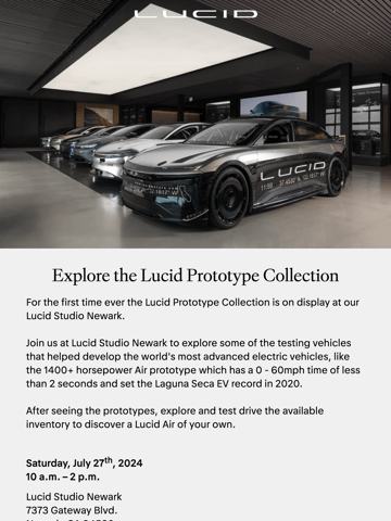Lucid Motors Email Design Thumbnail Preview