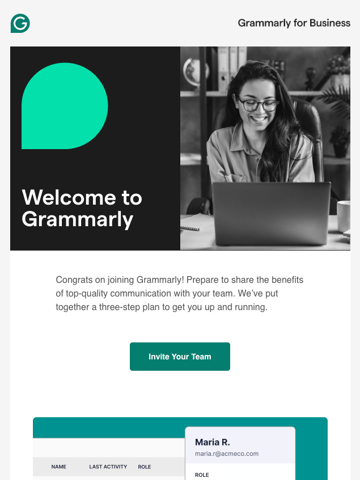 Grammarly Email Design Thumbnail Preview
