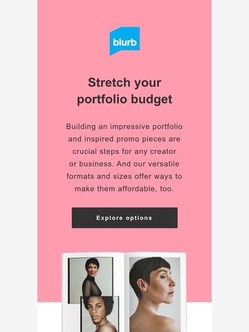 Blurb Email Design Thumbnail Preview