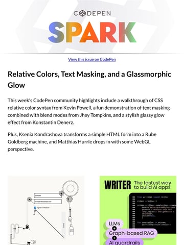 CodePen Email Design Thumbnail Preview
