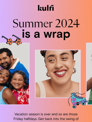 Kulfi Beauty Email Design Thumbnail Preview
