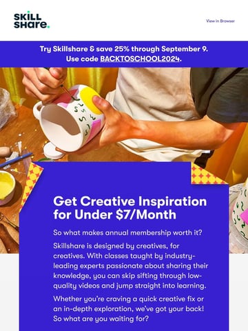 Skillshare Email Design Thumbnail Preview