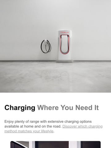 Tesla Email Design Thumbnail Preview