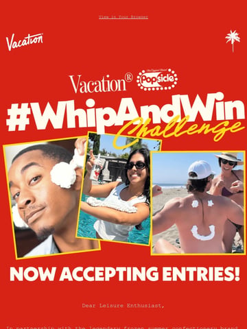 Vacation® Email Design Thumbnail Preview