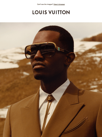 Louis Vuitton Email Design Thumbnail Preview