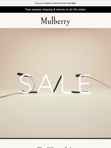 Mulberry Email Design Thumbnail Preview