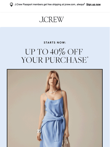 J.Crew Email Design Thumbnail Preview