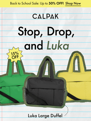 CALPAK Email Design Thumbnail Preview