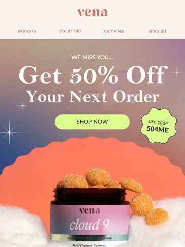 Vena CBD Email Design Thumbnail Preview