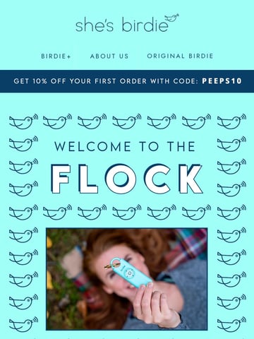Birdie Email Design Thumbnail Preview
