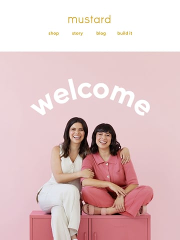 Mustard Made USA Email Design Thumbnail Preview