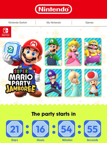 Nintendo Email Design Thumbnail Preview