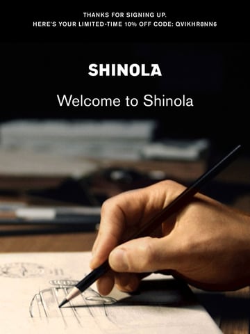 Shinola Detroit Email Design Thumbnail Preview
