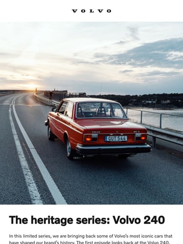 Volvo Cars USA Email Design Thumbnail Preview