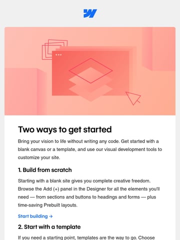 Webflow Email Design Thumbnail Preview
