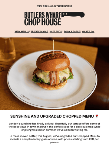Butlers Wharf Chop House promo Thumbnail Preview