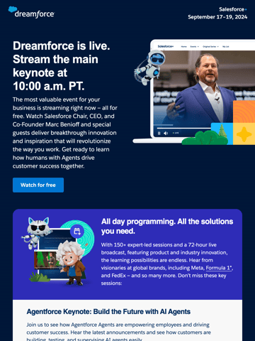 Dreamforce Email Design Thumbnail Preview