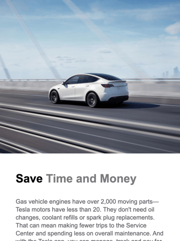 Tesla Email Design Thumbnail Preview