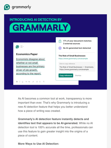 Grammarly Email Design Thumbnail Preview