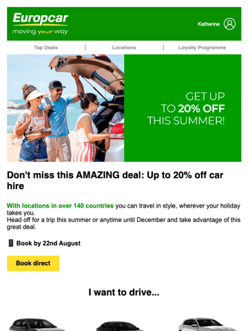 Europcar offer Thumbnail Preview