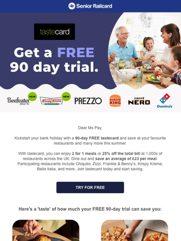 Railcard offer Thumbnail Preview