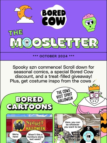 Bored Cow Email Design Thumbnail Preview