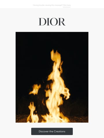 DIOR Email Design Thumbnail Preview