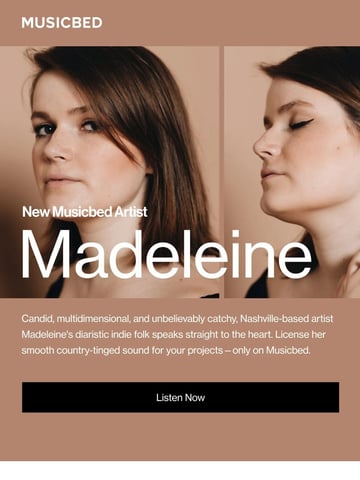 Musicbed Email Design Thumbnail Preview