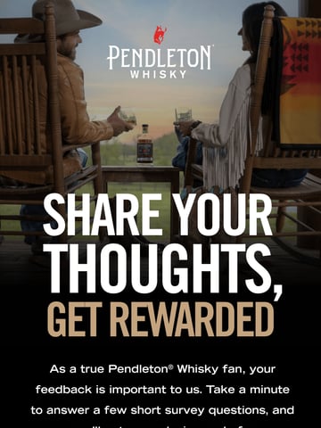 Pendleton Whisky Email Design Thumbnail Preview