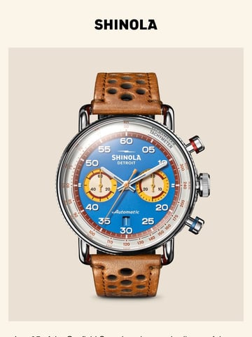 Shinola Email Design Thumbnail Preview