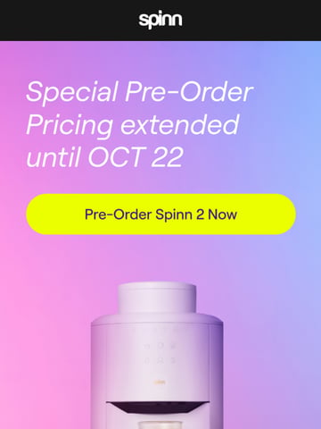 Spinn Coffee Email Design Thumbnail Preview