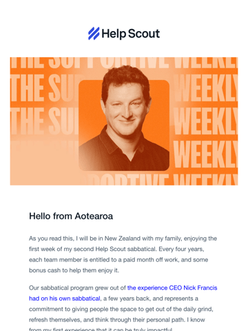 Mat at Help Scout Email Design Thumbnail Preview