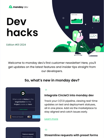 Monday.com Email Design Thumbnail Preview