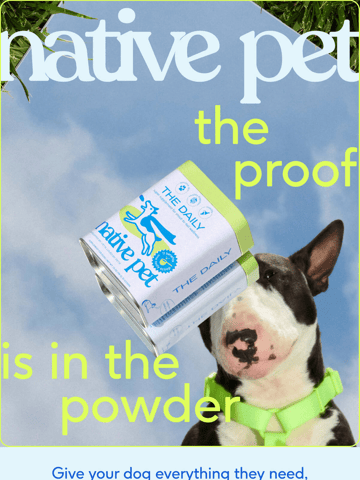 Native Pet Product Email Thumbnail Preview