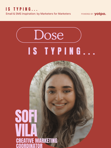 Yotpo ‘Is Typing…’ Newsletter Thumbnail Preview