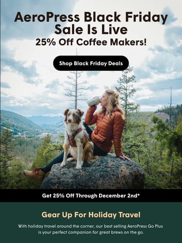 AeroPress Email Design Thumbnail Preview