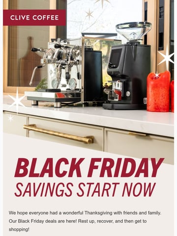 Clive Coffee Email Design Thumbnail Preview