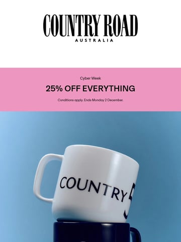 Country Road Email Design Thumbnail Preview