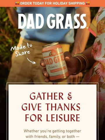 Dad Grass Email Design Thumbnail Preview