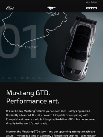 Ford Motor Company Email Design Thumbnail Preview