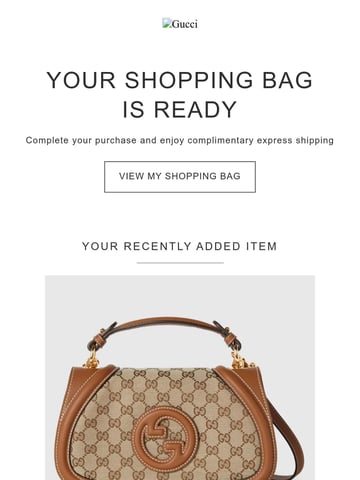 Gucci Email Design Thumbnail Preview