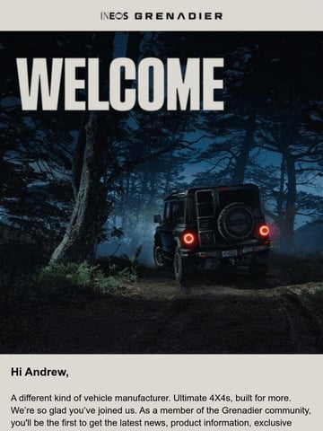 INEOS Automotive Email Design Thumbnail Preview