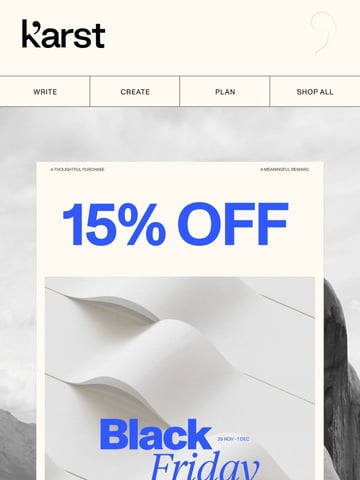 Karst Email Design Thumbnail Preview