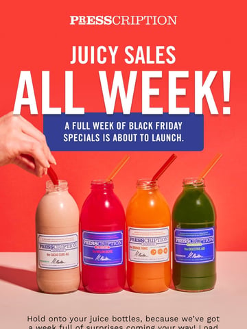 Presscription Juice Email Design Thumbnail Preview