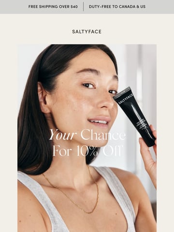 SALTYFACE Email Design Thumbnail Preview