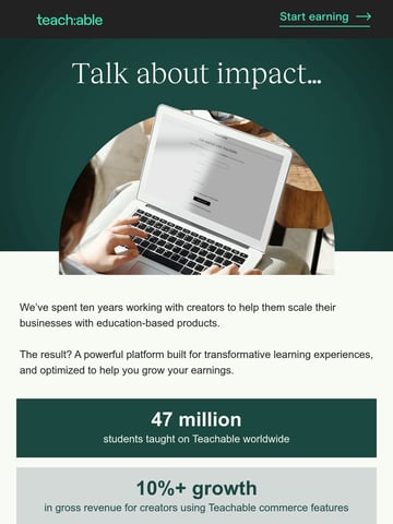 Teachable Email Design Thumbnail Preview